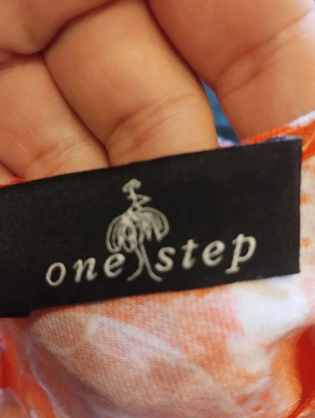 Vestido laranja com padrões, One step T38/40 – photo 10
